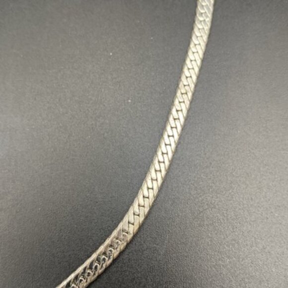 Vintage Christina Collection Necklace Rhinestone Silver Tone Collar 15+2" - Picture 5 of 9